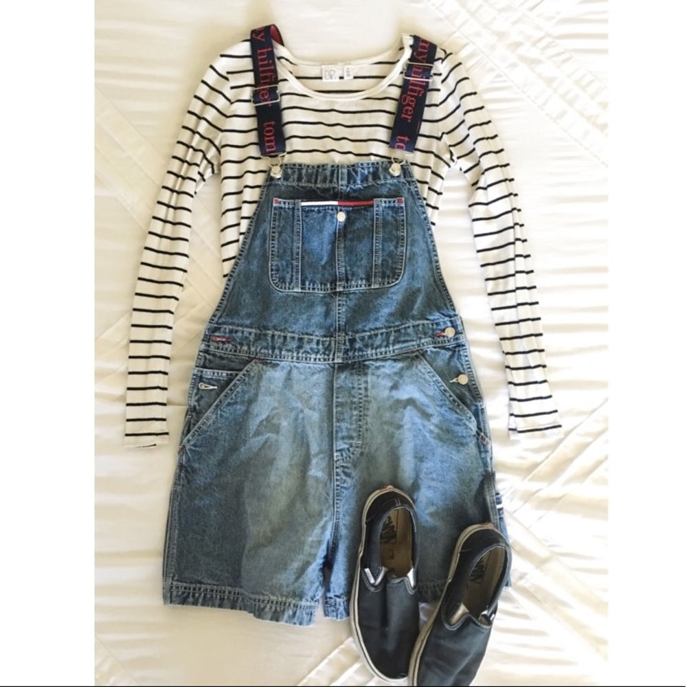 Vintage Tommy Hilfiger Overall Shorts